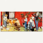 Norman Rockwell Visits A County Agent In Norman Rockwell Thanksgiving Puzzle