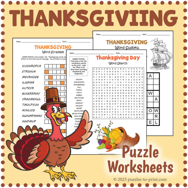 Free Online Thanksgiving Puzzles Free Online Thanksgiving Puzzles