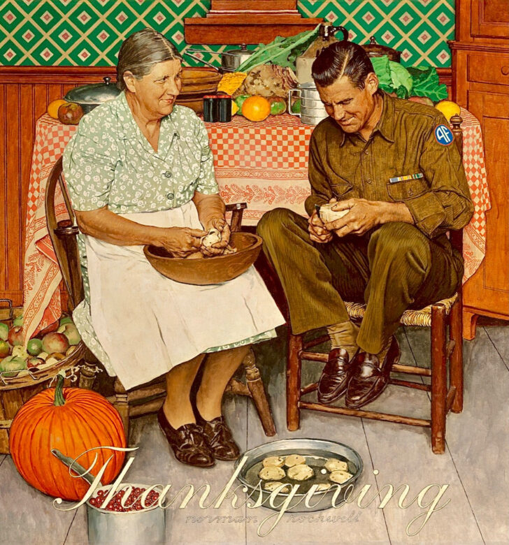 Norman Rockwell Thanksgiving Jigsaw Puzzle