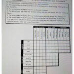 Solved Thanksgiving Logic Puzzle Use The Clues To Figure Out With Thanksgiving Logic Puzzle Answers