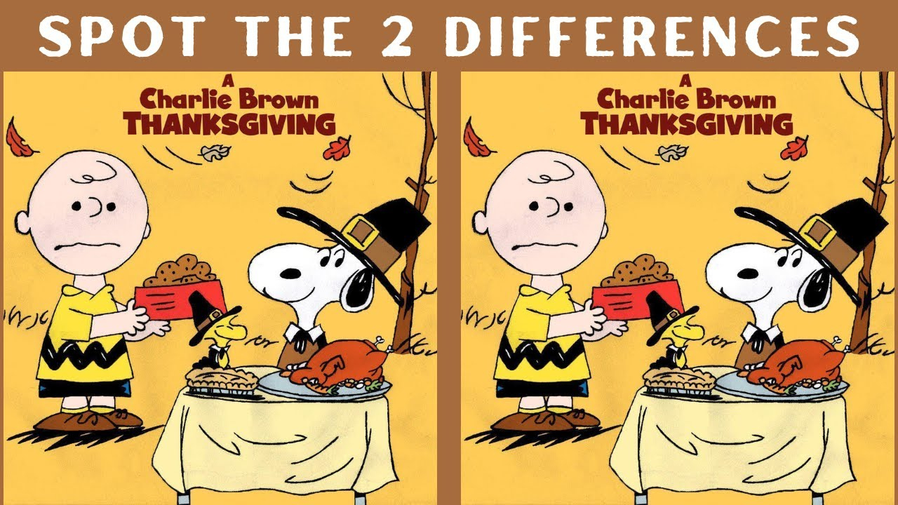 spot the difference charlie brown thanksgiving inside peanuts thanksgiving puzzle Spot The Difference: Charlie Brown Thanksgiving inside Peanuts Thanksgiving Puzzle