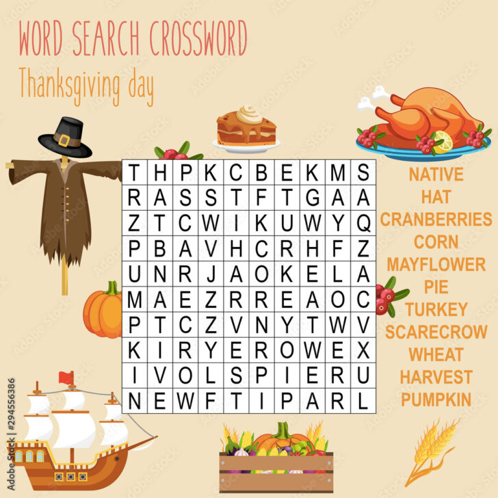 Easy Thanksgiving Crossword Puzzles Easy Thanksgiving Crossword Puzzles