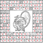 Thanksgiving Cross Number Puzzle With Regard To Thanksgiving Cross Number Puzzle Answers
