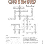 Thanksgiving Crossword Puzzle   Cute & Free Printable | Saturdaygift In Thanksgiving Crossword Puzzle For Adults