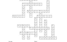 Thanksgiving Crossword Puzzle – Cute & Free Printable | Saturdaygift intended for Free Printable Thanksgiving Crossword Puzzles For Adults