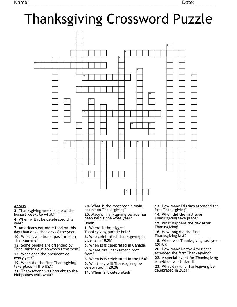 thanksgiving crossword puzzle wordmint for the first thanksgiving crossword puzzle Thanksgiving Crossword Puzzle - Wordmint for The First Thanksgiving Crossword Puzzle