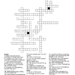 Thanksgiving Crossword Puzzle   Wordmint In Thanksgiving Crossword Puzzle Hard