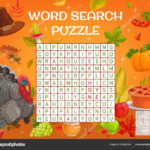 Thanksgiving Feiertag Wortsuche Puzzle Spiel Arbeitsblatt Kinder Pertaining To Thanksgiving Quiz Puzzle