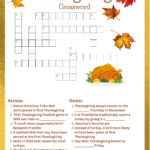 Thanksgiving Kreuzworträtsel   Etsy.de Inside Thanksgiving Day Puzzle
