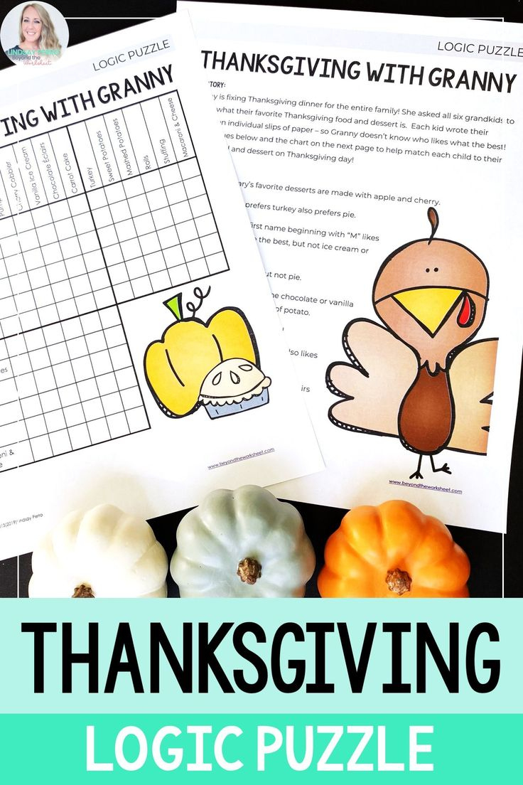 thanksgiving logic puzzle for thanksgiving with granny logic puzzle key Thanksgiving Logic Puzzle for Thanksgiving With Granny Logic Puzzle Key
