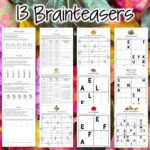 Thanksgiving Math Challenges & Brainteasers   Inside Thanksgiving Brain Puzzles
