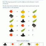 Thanksgiving Math Puzzles Intended For Free Thanksgiving Math Puzzles