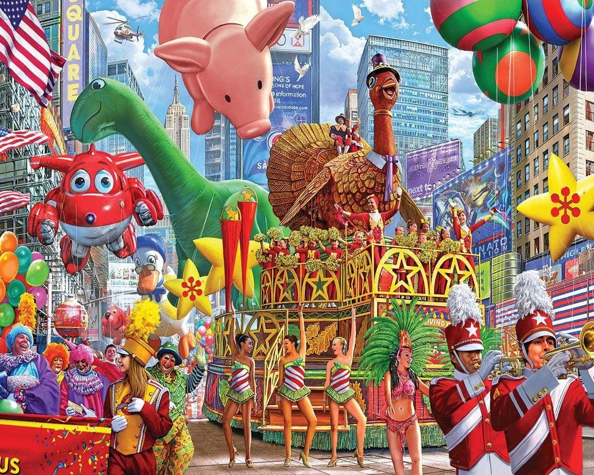 thanksgiving parade 1000 piece jigsaw puzzlewhite mountain regarding free thanksgiving jigsaw puzzles Thanksgiving Parade - 1000 Piece Jigsaw Puzzlewhite Mountain regarding Free Thanksgiving Jigsaw Puzzles