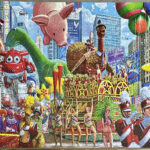 Thanksgiving Parade  White Mountain  1000 Pieces : R/Jigsawpuzzles Pertaining To White Mountain Thanksgiving Puzzle