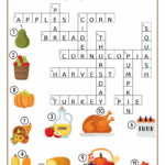 Thanksgiving Printable Games: I Spy, Maze, Crossword & Word Search Inside Thanksgiving Puzzle Games