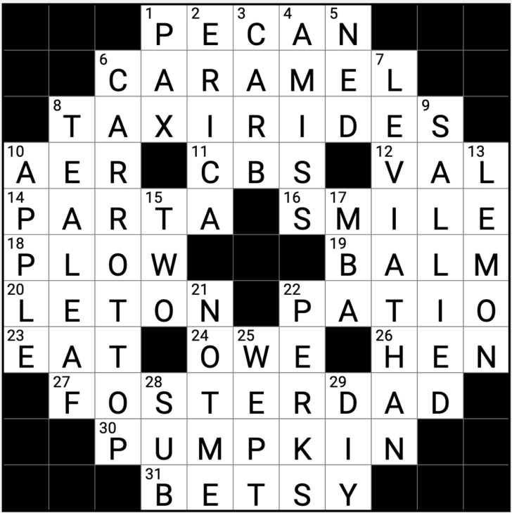 Thanksgiving Crossword Puzzles Answers Thanksgiving Crossword Puzzles Answers