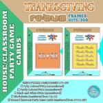 Thanksgiving Rebus Puzzle Party Game Cards 176–200 | Madeteachers Within Thanksgiving Rebus Puzzle