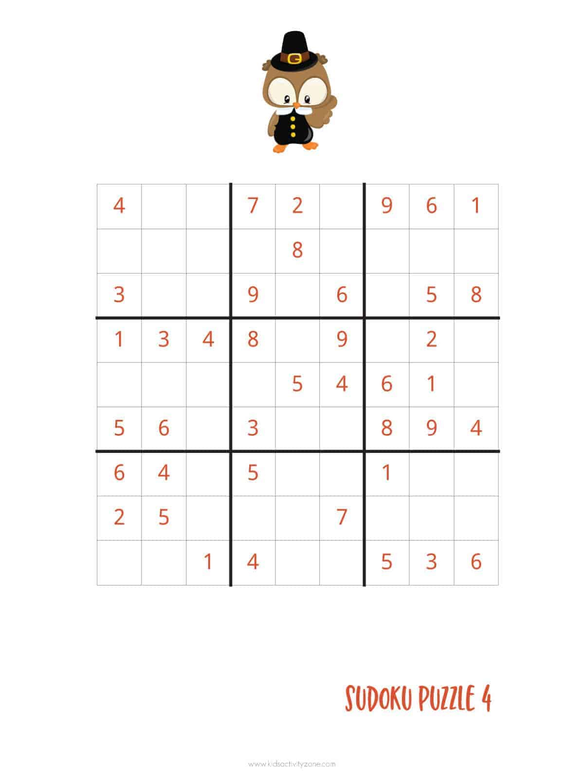 thanksgiving sudoku free printable kids activity zone throughout thanksgiving sudoku puzzle answers Thanksgiving Sudoku - {Free Printable} - Kids Activity Zone throughout Thanksgiving Sudoku Puzzle Answers