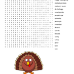 Thanksgiving Vocabulary Crossword   Wordmint Pertaining To Thanksgiving Vocabulary Puzzle
