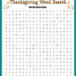 Thanksgiving Word Search (Free Printable!) For Free Thanksgiving Games And Puzzles