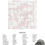 Thanksgiving Word Search | Free Printable Pdf With Thanksgiving Word Puzzle Answers