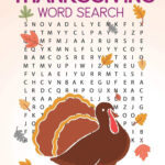 Thanksgiving Word Search: Large Print Thanksgiving Word Search For Thanksgiving A Massive Word Search Puzzle