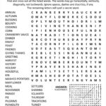 Thanksgiving Word Search | Skip To My Lou For Thanksgiving A Massive Word Search Puzzle Answer Key
