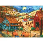 The Great Pumpkin Contest Visit 1000 Piece Jigsaw | Bits And Pieces Inside Thanksgiving Jigsaw Puzzles