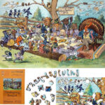 Wooden Jigsaw Puzzle For Adultsfoxsmartbox   373 Pcs Pertaining To Thanksgiving Puzzle
