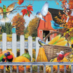 Xxl Teile   Gathering For Fall   300 Teile   Sunsout Puzzle Online Inside 300 Piece Thanksgiving Puzzle