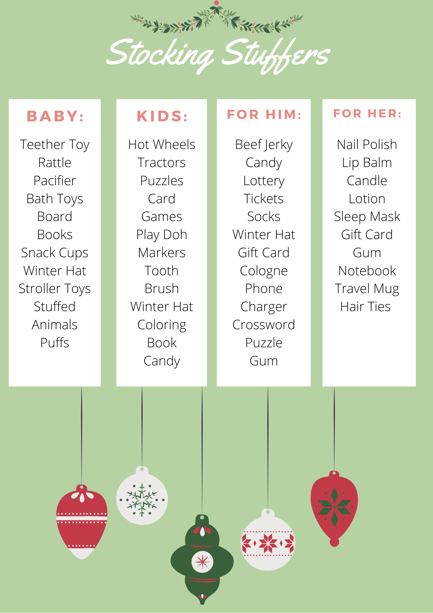 10 Stocking Stuffers For Everyone In Your Family - Tomorrow Is A within Christmas Stocking Stuffer Crossword