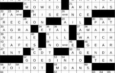 1002-25 Ny Times Crossword 2 Oct 25, Thursday - Nyxcrossword for Christmas Story Villain Nyt Crossword