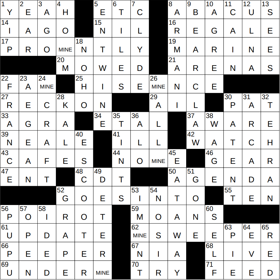 1002 25 ny times crossword 2 oct 25 thursday nyxcrossword for christmas story villain nyt crossword 1002-25 Ny Times Crossword 2 Oct 25, Thursday - Nyxcrossword for Christmas Story Villain Nyt Crossword
