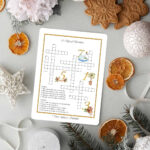 12 Days Of Christmas Crossword Puzzles (Free Printable)   Once In Gift In The Twelve Days Of Christmas Crossword