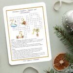 12 Days Of Christmas Crossword Puzzles (Free Printable)   Once Regarding Traditional Christmas Decoration Crossword