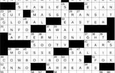 1223-24 Ny Times Crossword 23 Dec 24, Monday - Nyxcrossword inside Christmas Baubles Often Crossword