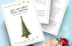 5 How The Grinch Stole Christmas Crossword Puzzles Free – Once intended for The Science Of Christmas Crossword