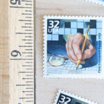 5 Kreuzworträtsel Briefmarken, 32 Cent, 1998, 1910Er Jahre Regarding Christmas Stamp Pair Crossword
