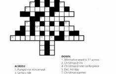 7 Crossword Puzzle Ideas | Crossword, Christmas Crossword in Words on a Christmas Card Crossword