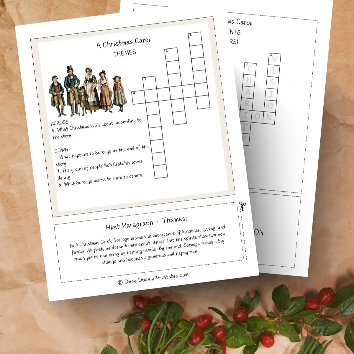 a christmas carol crossword puzzles free to print once upon a intended for christmas carol opening crossword A Christmas Carol Crossword Puzzles (Free To Print) - Once Upon A intended for Christmas Carol Opening Crossword
