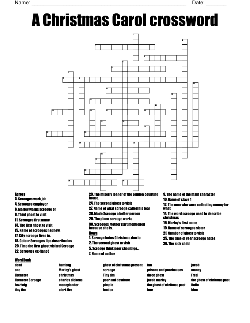 a christmas carol crossword wordmint in a christmas carol crossword puzzle answer key A Christmas Carol Crossword - Wordmint in A Christmas Carol Crossword Puzzle Answer Key