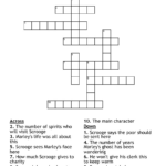 A Christmas Carol Crossword   Wordmint Intended For Clerk In Christmas Carol Crossword