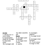 A Christmas Carol Crossword   Wordmint Within A Christmas Carol Crossword Printable