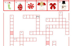 A Christmas Crossword Crossword: English Esl Worksheets Pdf & Doc regarding Christmas Crossword Worksheets