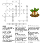 A Christmas Crossword   Wordmint Within Easter Or Passover But Not Christmas Crossword Clue