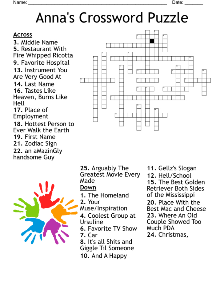 Last Christmas Group Crossword