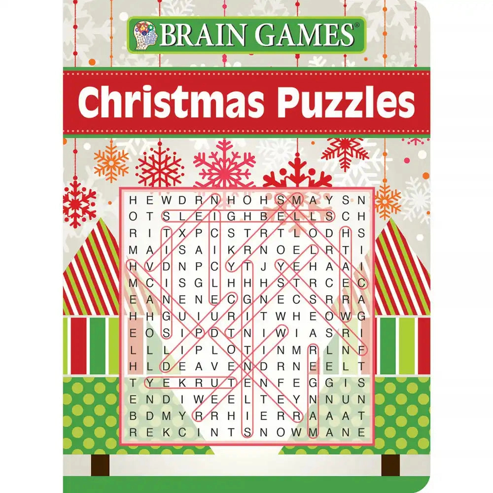 Brain Games: Christmas Puzzle Book | Bits And Pieces regarding Christmas Crossword Puzzle Book