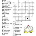 Cake Decorating Crossword   Wordmint Pertaining To Christmas Cake Crossword Clue