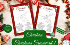 Christliches Weihnachtskreuzworträtsel 1. Sofort Download. Druckbares  Kreuzworträtsel Weihnachten. Biblisches Wortspiel. Weihnachtspuzzle.  Christliche Wortspiel. pertaining to Group On The 11Th Day Of Christmas Crossword