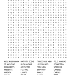 Christmas Around The World Word Search   Wordmint In Christmas Crossword Word Search
